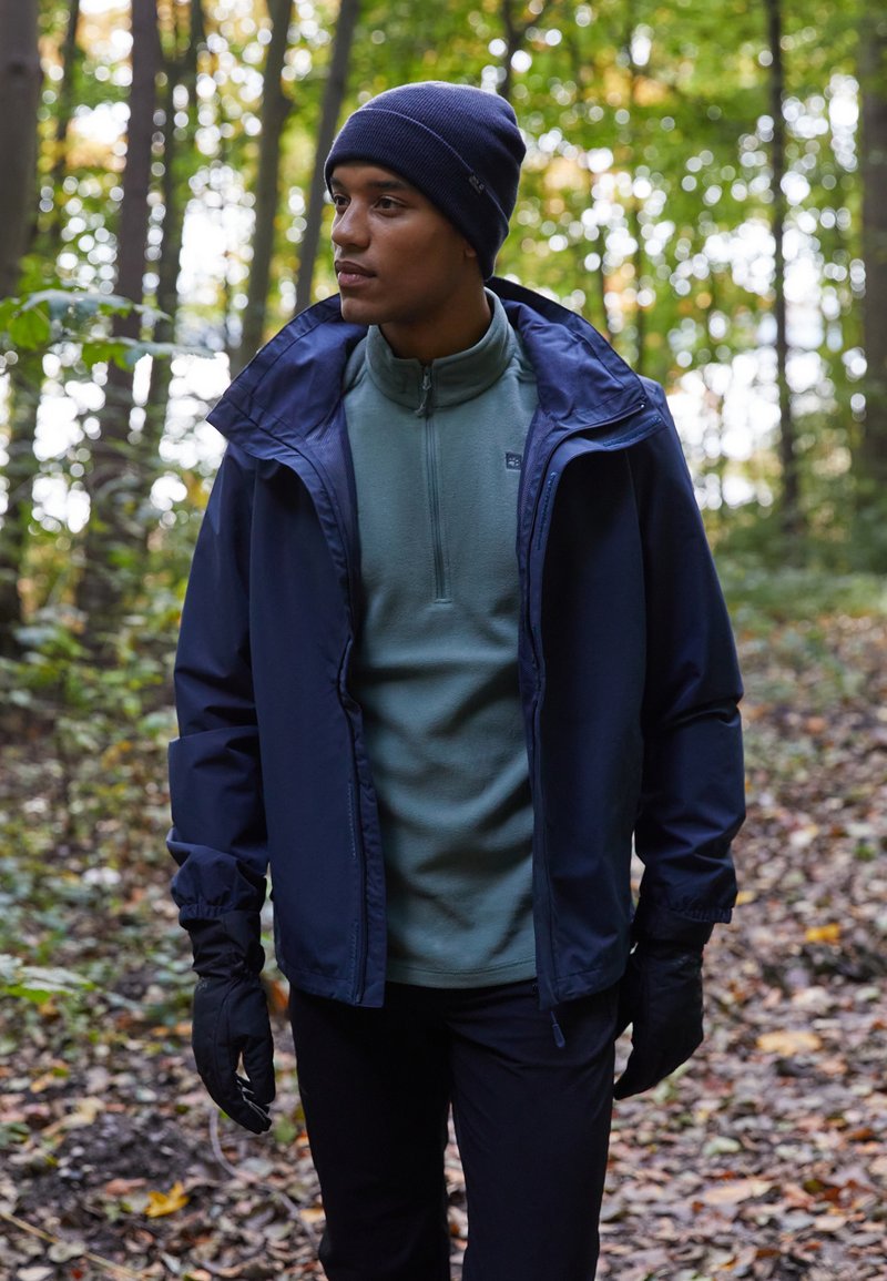 Jack Wolfskin - STORMY POINT  - Regenjacke / wasserabweisende Jacke - night blue, Vergrößern