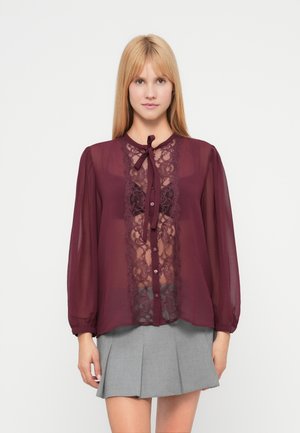 TIE FRONT  - Blusa - tuscan red