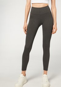 Calzedonia SHAPING - Leggings - grigio melange