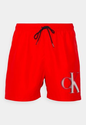 Calvin Klein Swimwear MEDIUM DRAWSTRING-GRAPHIC - Shorts da mare - cajun red