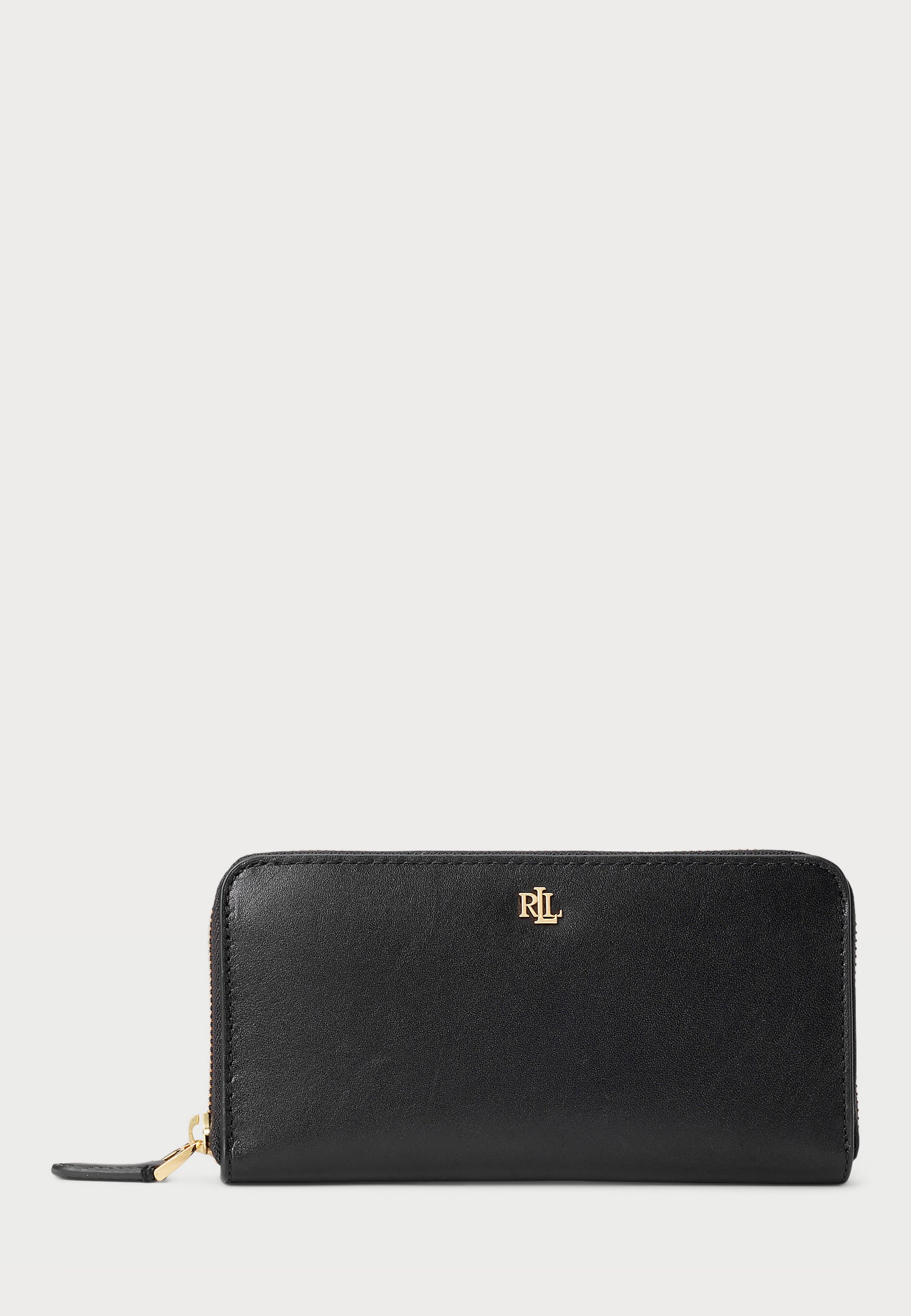 Lauren Ralph Lauren LEATHER CONTINENTAL WALLET - Wallet - black