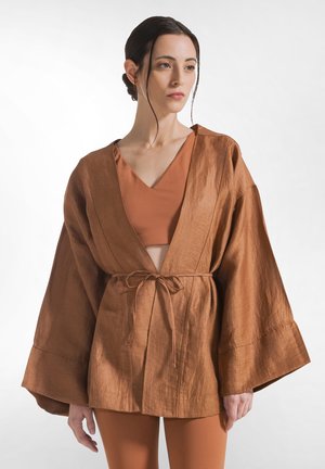 SHINY KIMONO - Let jakke / Sommerjakker - brown