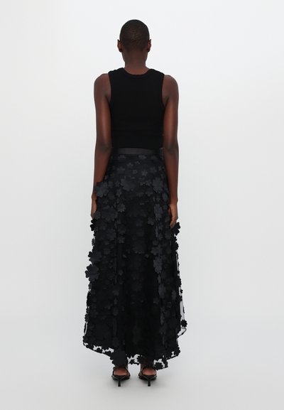 Ida Sjöstedt CARRIE SKIRT BRIDAL - Fustă maxi - black