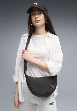 Puma, HER 3 L HALBRUNDE TASCHE - Sac bandoulière - black