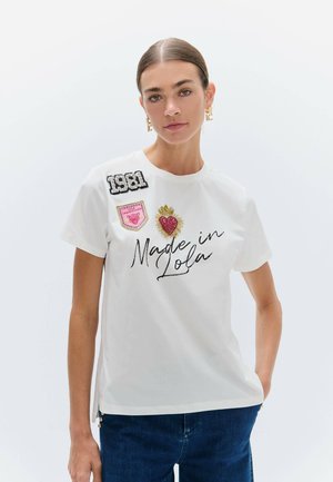 LOLA CASADEMUNT, WOMEN - Camiseta estampada - white