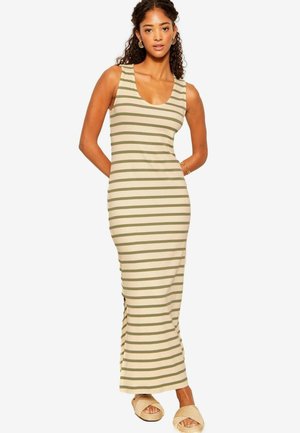 Rochie tip creion - khaki green