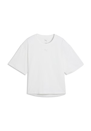 W CLOUDSPUN TEE - T-shirt de sport - white