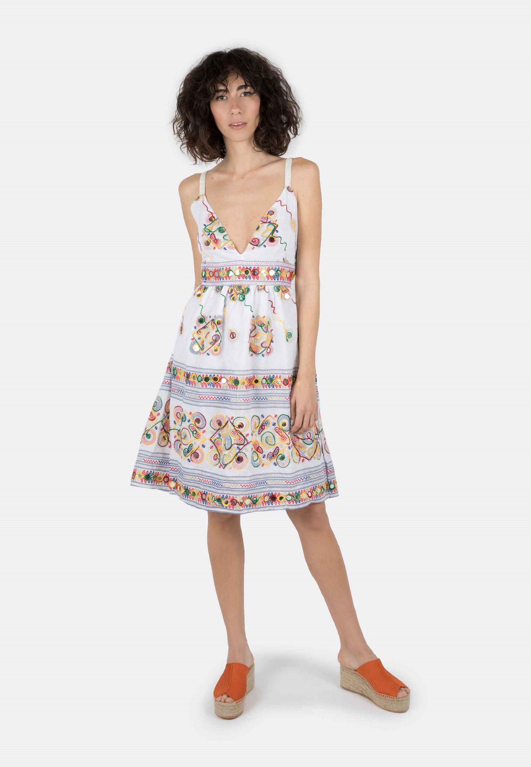 CUPLÉ Vestido informal - white/blanco - Zalando.es