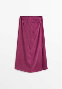 Massimo Dutti A-lijn rok - neon pink