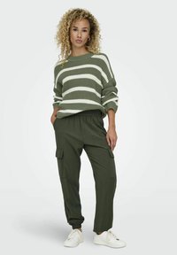 JDY JDYJUSTY STRIPE  - Trui - sea spray