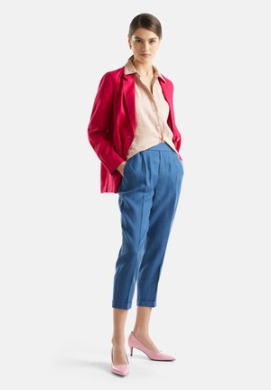CROPPED IN - Pantalones - blue
