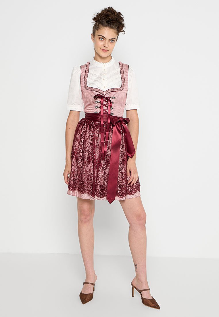 Krüger Dirndl Dirndl (rood)paars Krüger Dirndl Dirndl (rood)paars