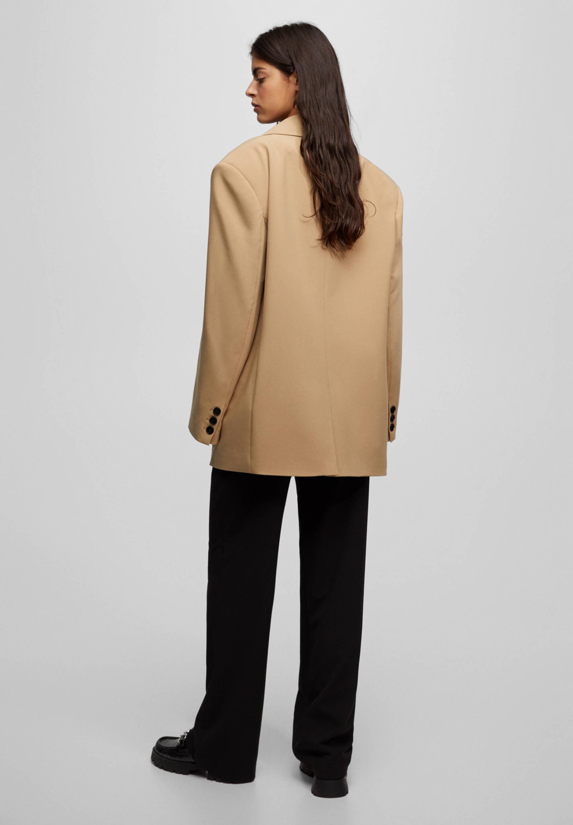 PULL\u0026BEAR OVERSIZED - Blazer - beige - Zalando.nl