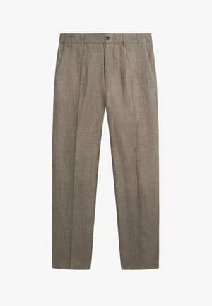Massimo Dutti, Stoffhose - mustard yellow