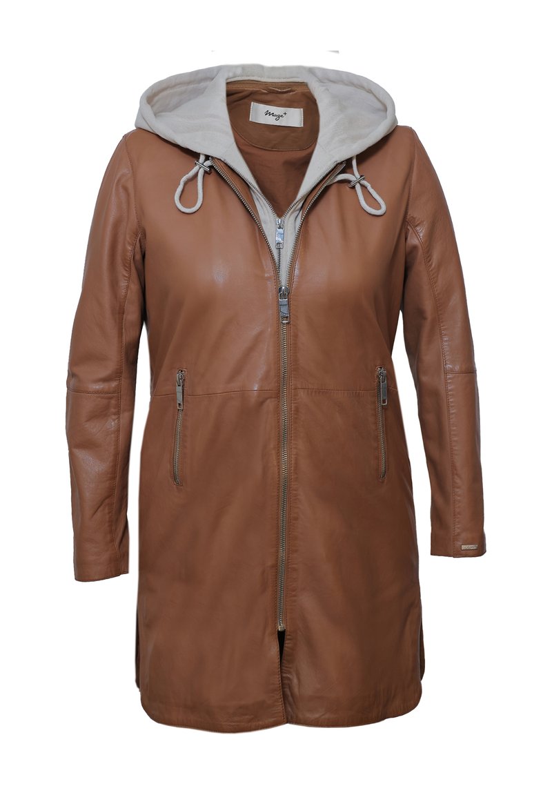 Maze Halflange jas - cognac