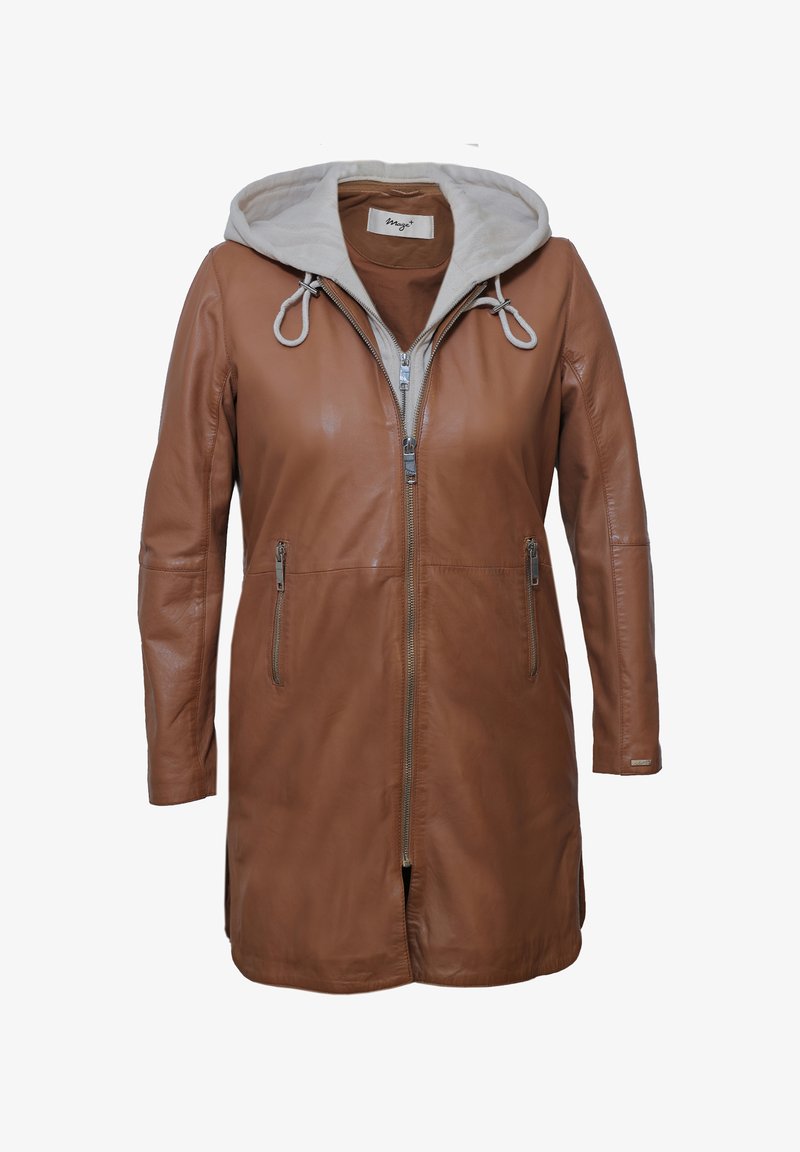 Maze Halflange jas - cognac