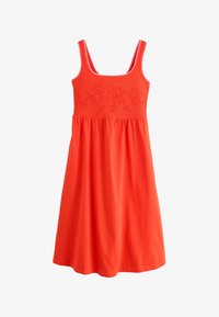 Niet geselecteerd, red embroidered