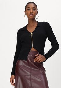 Barbour International MONDALE ZIP UP CARDIGAN - Ζακέτα - black