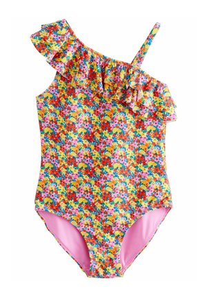 REGULAR FIT -ONE SHOULDER RUFFLE - Baddräkt - bright floral