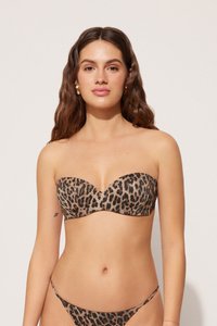 Tezenis BRIGHT LEOPARD - Top de bikini - stampa bright leopard