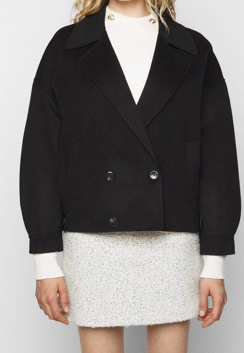 Maje Manteau classique - black
