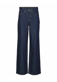 Flared Jeans - dark blue denim