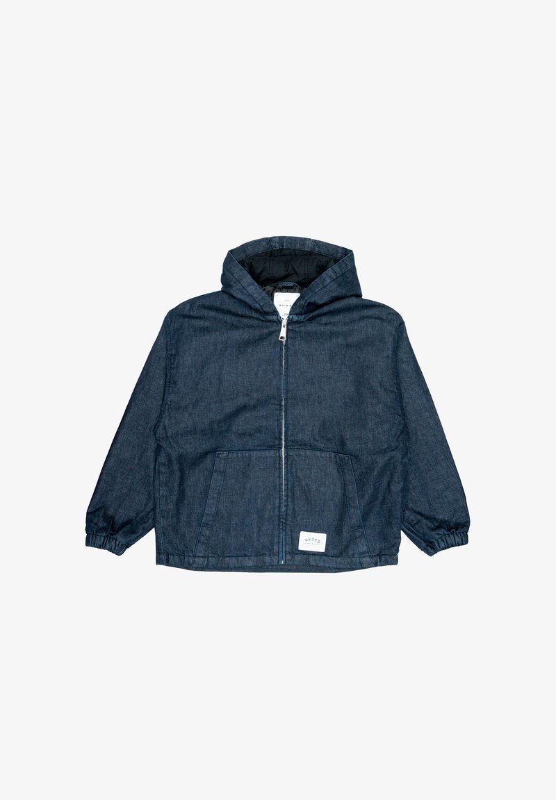 Edwin DAIMON HOODED - Veste en jean - blu