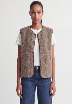 JJXX JXVERA TEDDY VEST OTW NOOS - Veste sans manches - bungee cord