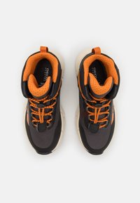 Geox J FLEXYPER PLUS  - Baskets montantes - dark grey/dark orange