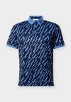 TOUR TECH PRINT - Πόλο - blue/dark blue
