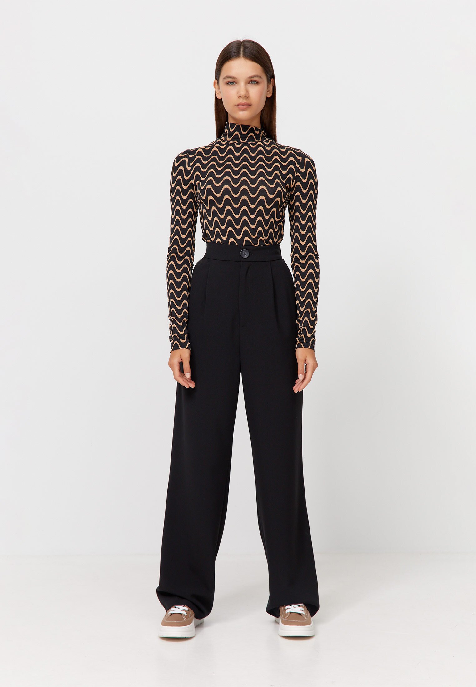 Stradivarius Pantaloni - black/nero - Zalando.it