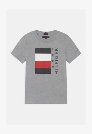 GLOBAL STRIPE - Triko s potiskem - grey
