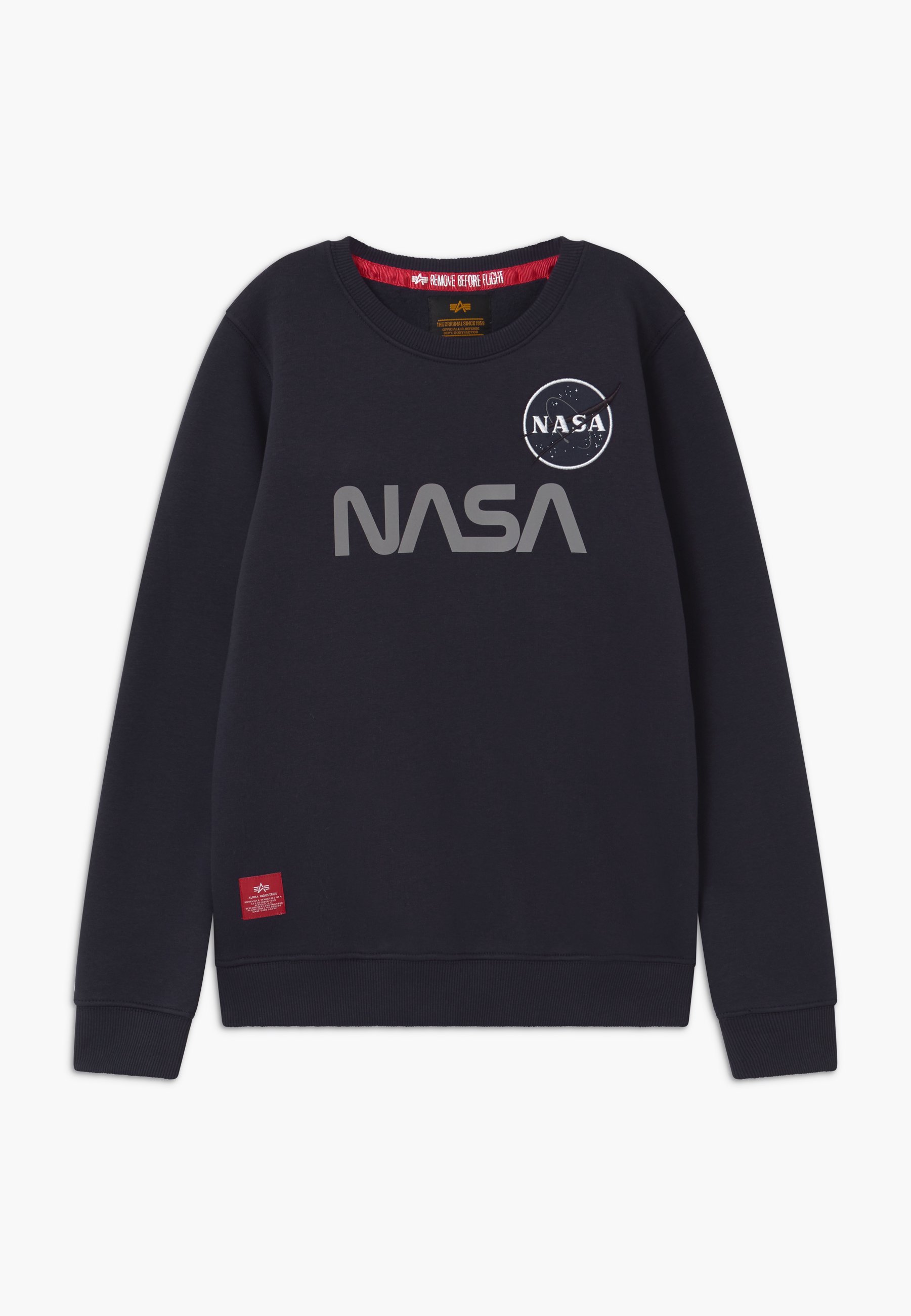 Alpha Industries NASA REFLECTIVE Sweater blue Alpha Industries NASA REFLECTIVE SWEATER Sweater blue