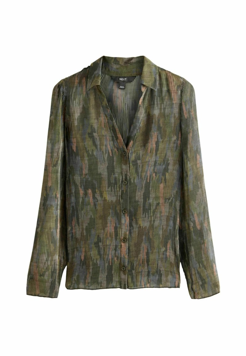 Next LONG SLEEVE REGULAR FIT - Chemisier - khaki camo
