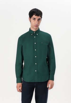 Tommy Hilfiger SOLID HERITAGE OXFORD SHIRT - Camicia - ornamental green