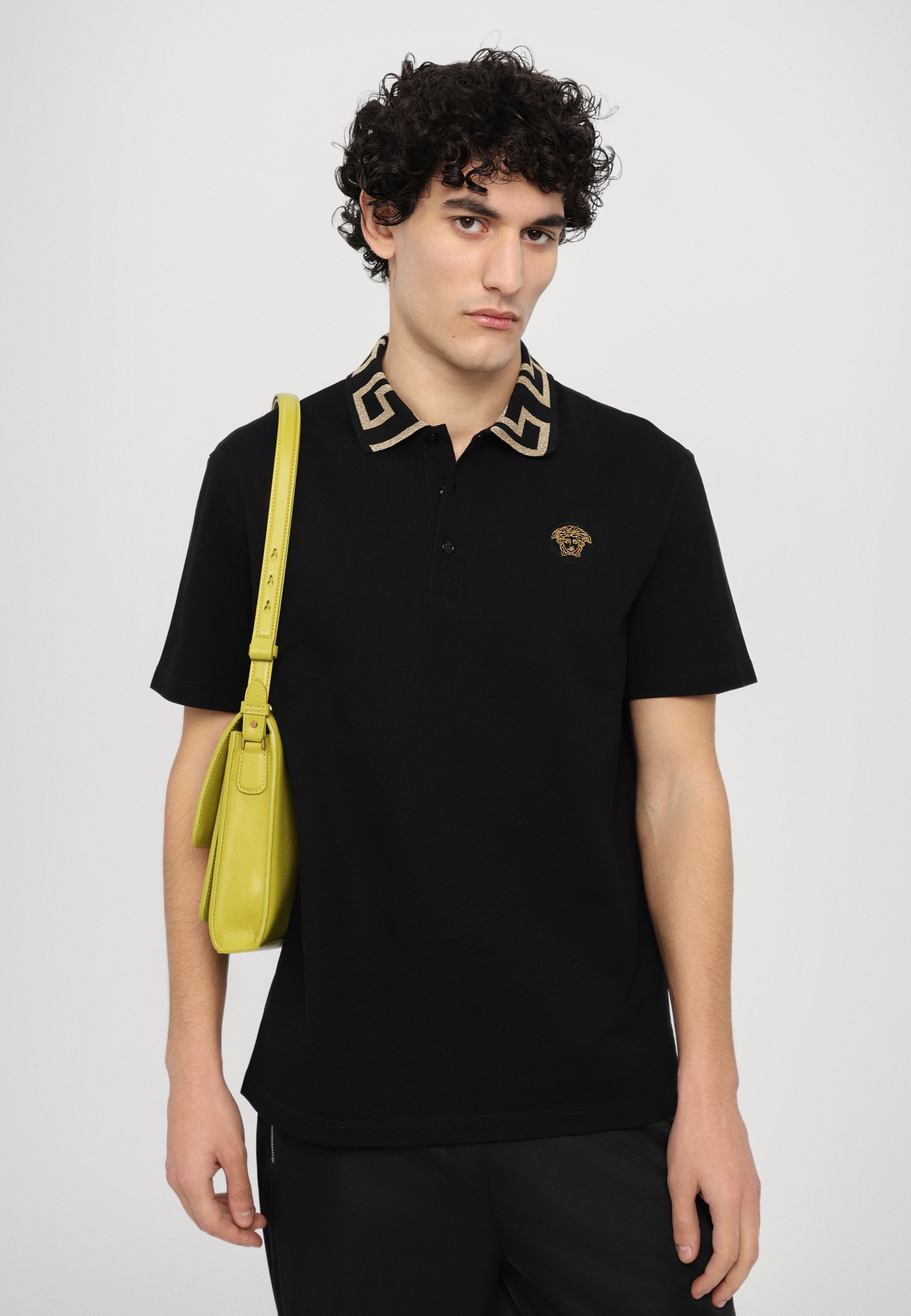 Versace - Koszulka polo/czarny - Zalando.pl
