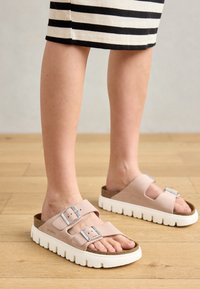 Birkenstock ARIZONA CHUNKY LEVE NARROW - Sandaler - light rose
