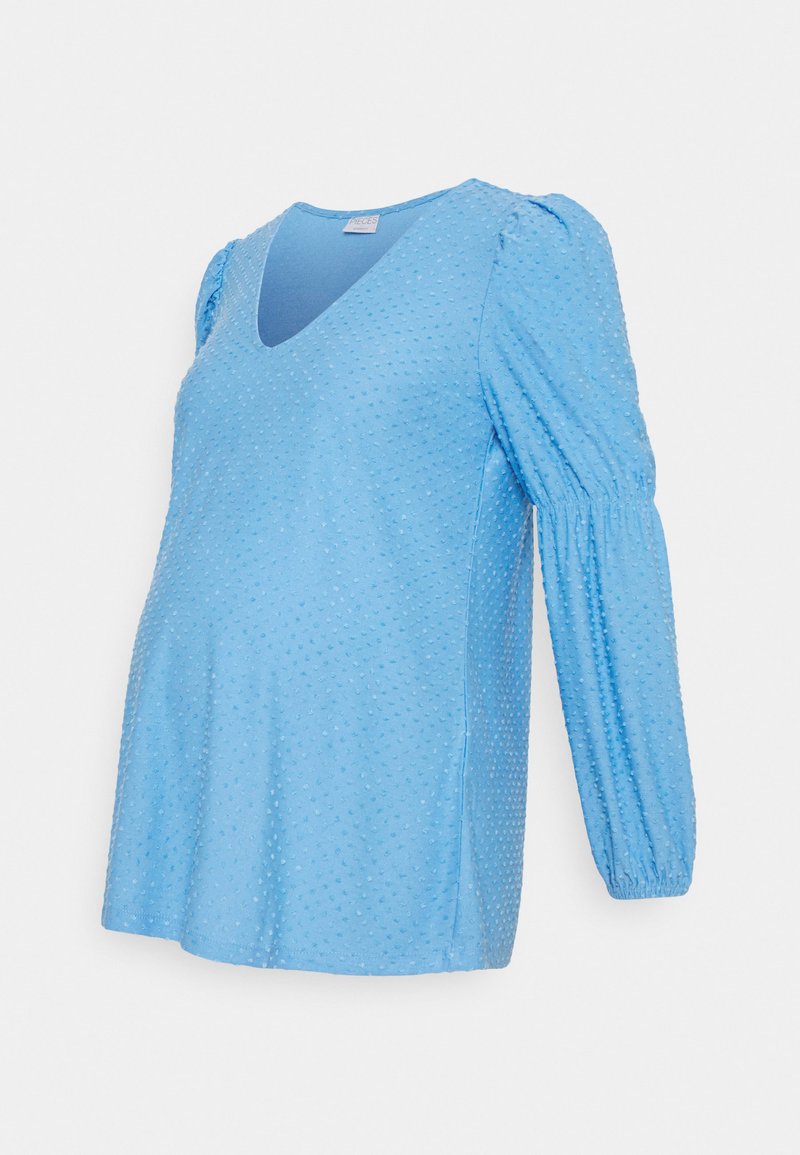 Pieces Maternity Blouse lichtblauw