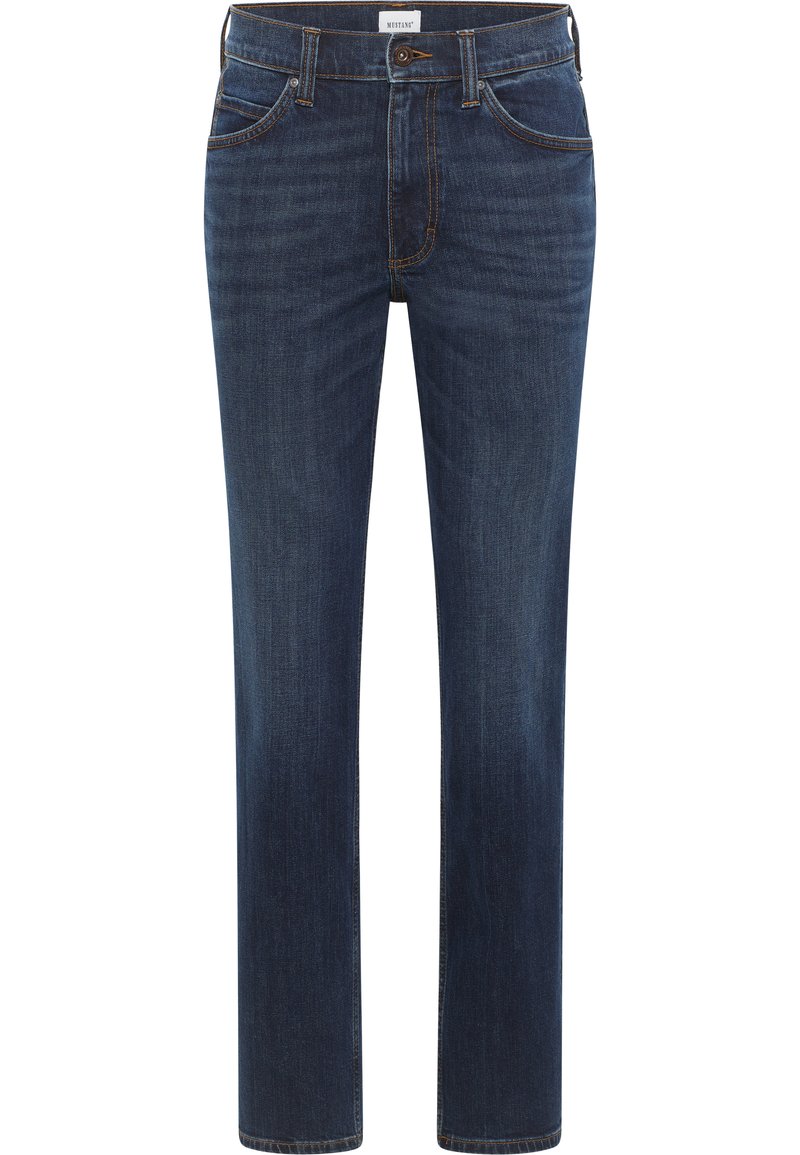 mustang Jeans Tapered Fit donkerblauw