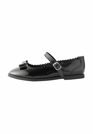 BOW MARY JANE SCHOOL - REGULAR FIT - Balerini cu barete - black patent