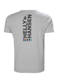 Helly Hansen SHORELINE  - Camiseta estampada - grey melange