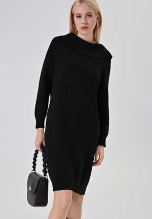 Abito in maglia - black