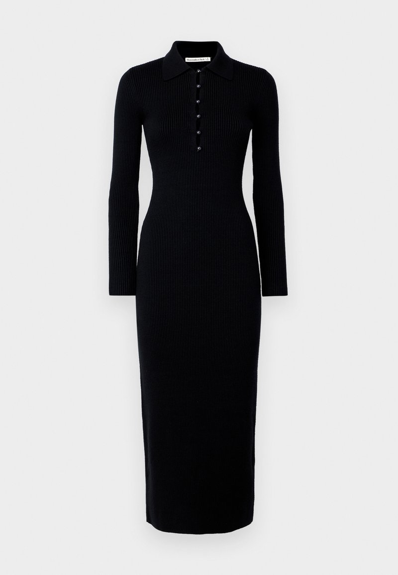 Abercrombie & Fitch Gebreide jurk zwart