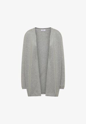 Cecil, OFFENER CARDIGAN IN LANGER PASSFORM - Vest - mineral grey melange