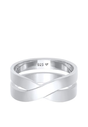 CROSSOVER LOOK - Ring - silberfarben