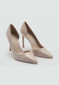 Mango ASYMMETRISCHE MET EFFECT - Escarpins à talons hauts - grey