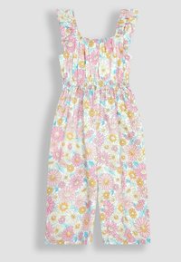 JoJo Maman Bébé SUNFLOWER FRILL SHOULDER - REGULAR FIT - Kezeslábas - pink