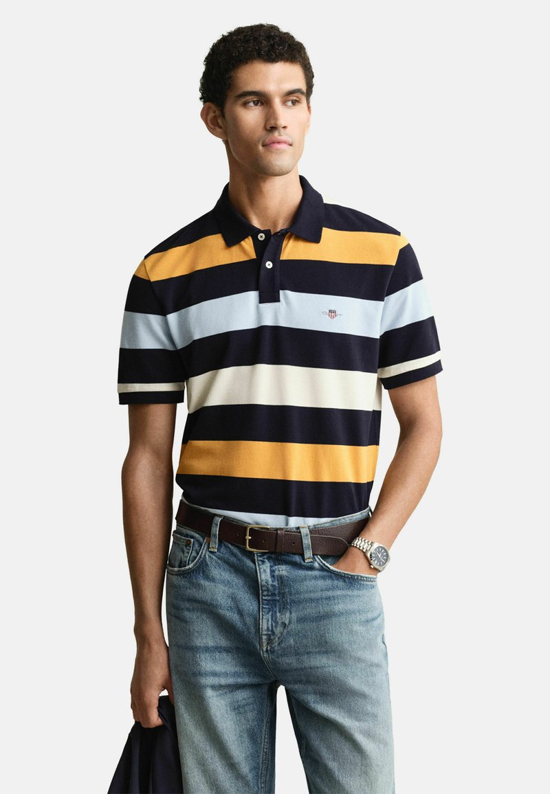 GANT STRIPED - Polotričko - evening blue