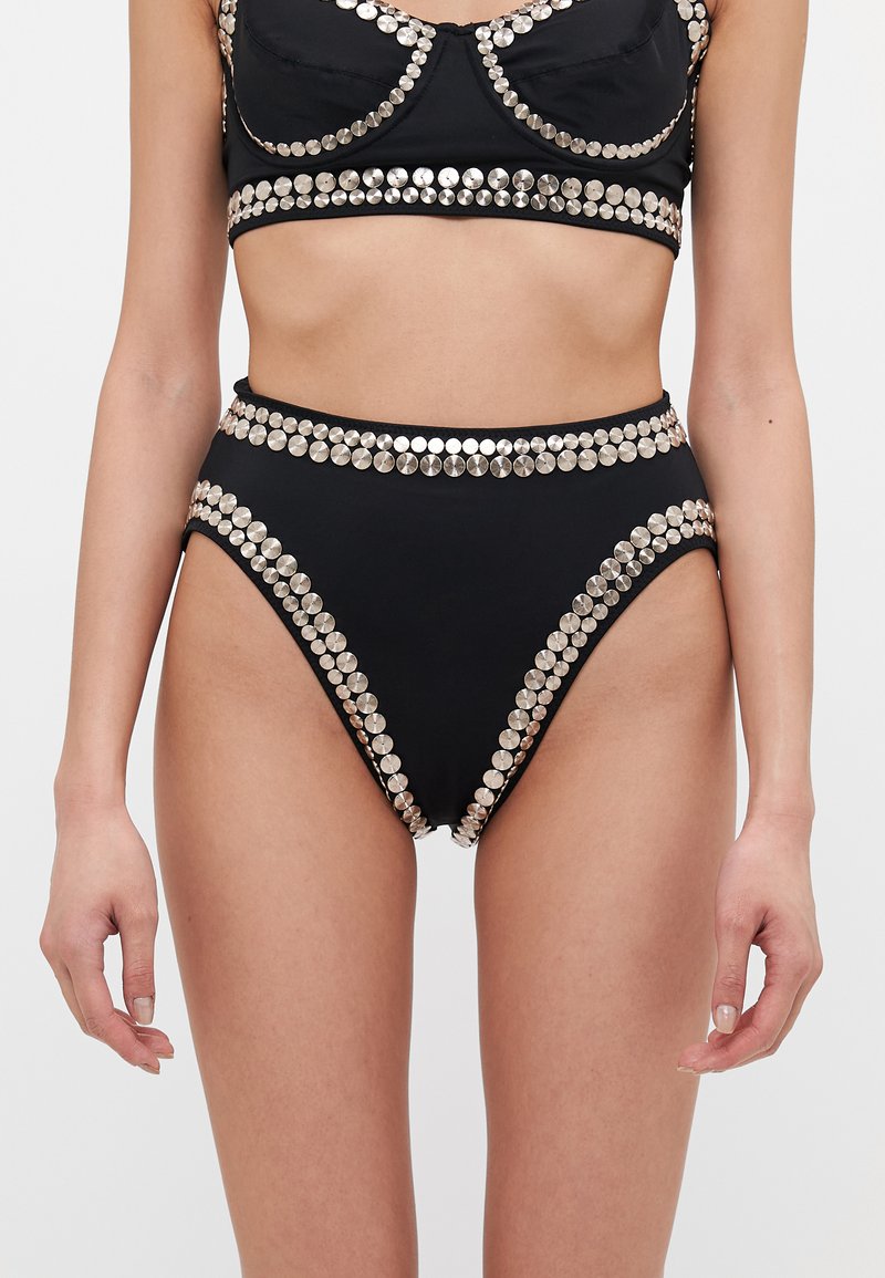 Norma Kamali STUD BOTTOM - Bas de bikini - black