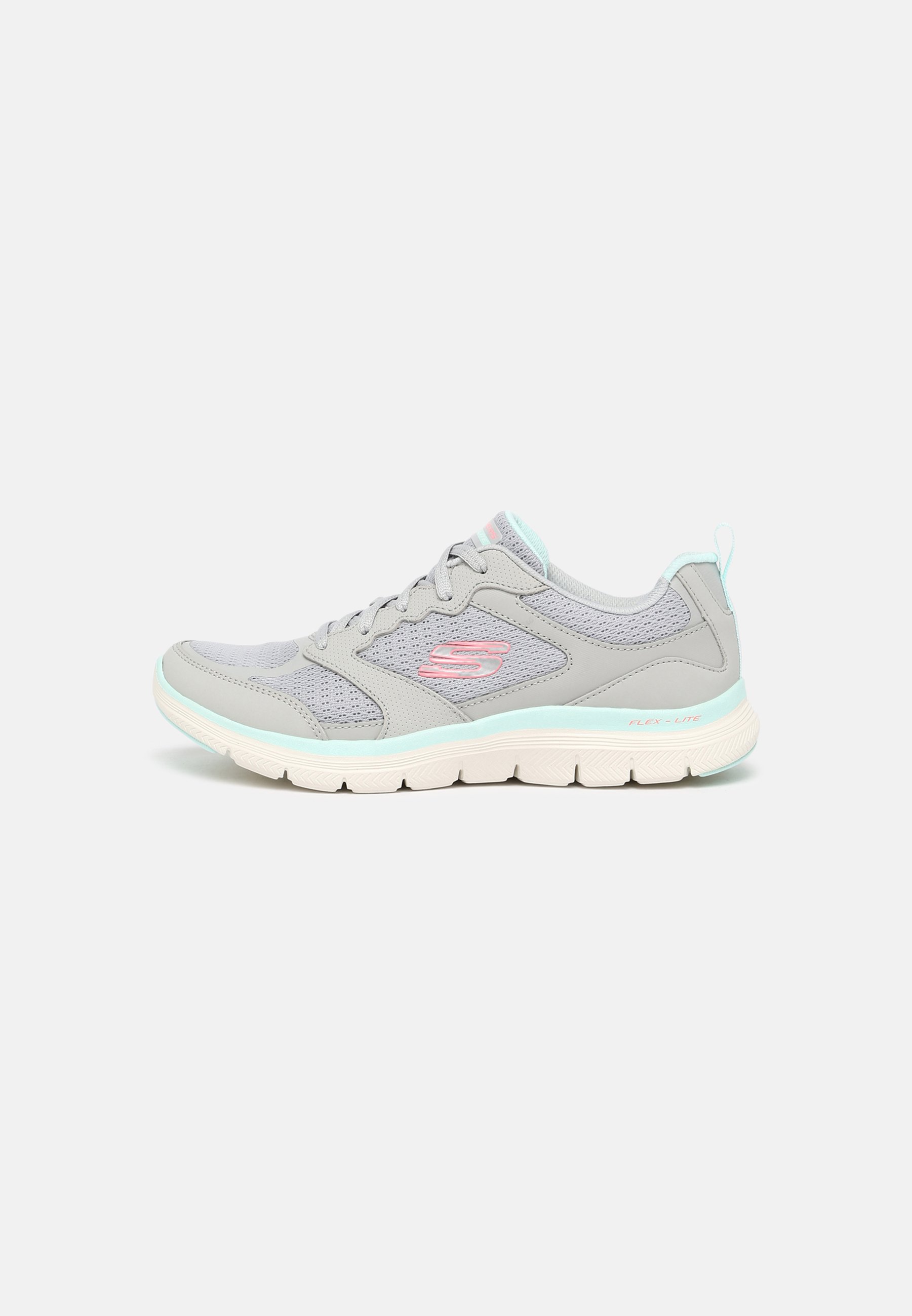 Skechers Sport FLEX APPEAL - Zapatillas - gray/light blue/gris claro -  Zalando.es